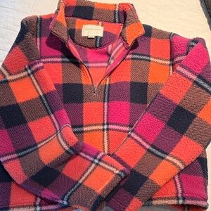 American Eagle Outfitters Vibrant Plaid Fleece